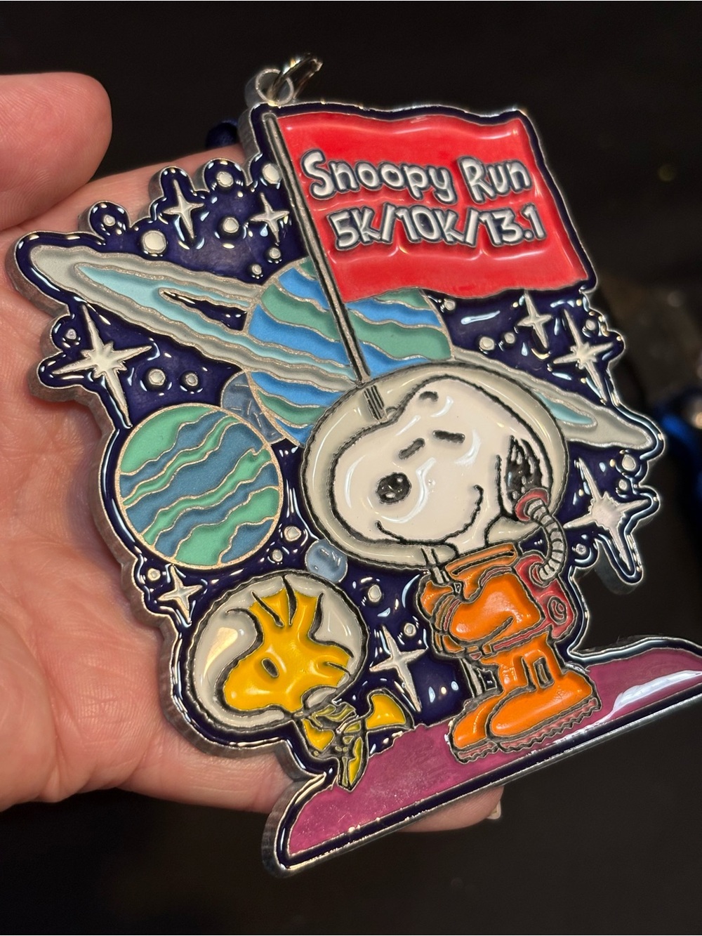 2023 Snoopy Run medal peanuts metal dash virtual run